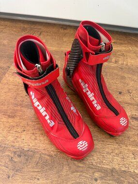 Alpina CCS Red Cross-Country Ski Boots - NNN Binding